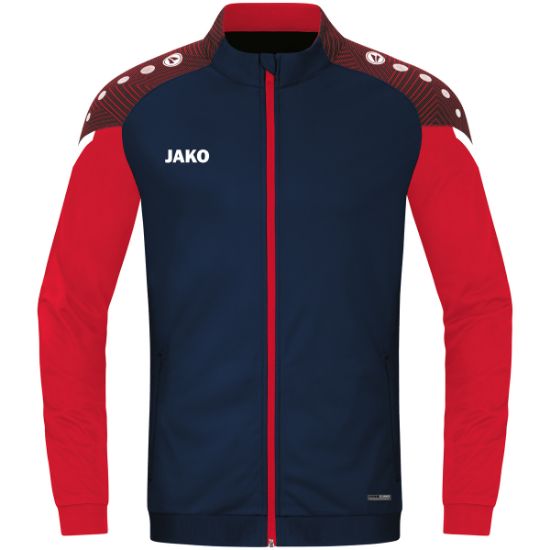 Afbeeldingen van Polyestervest Performance marine/rood