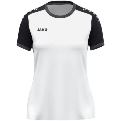 Afbeeldingen van Shirt Dynamic KM damesmaten wit/zwart/antraciet